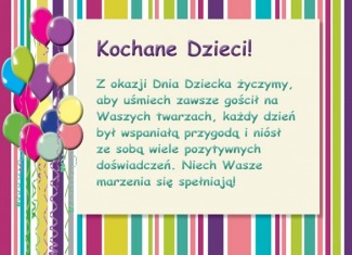 DZIEŃ DZIECKA