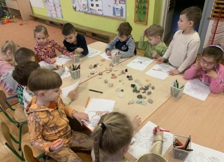 Dzisiaj bawiliśmy się w paleontologów.