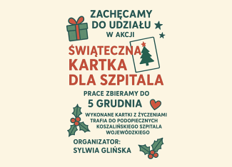 Świąteczna kartka dla szpitala